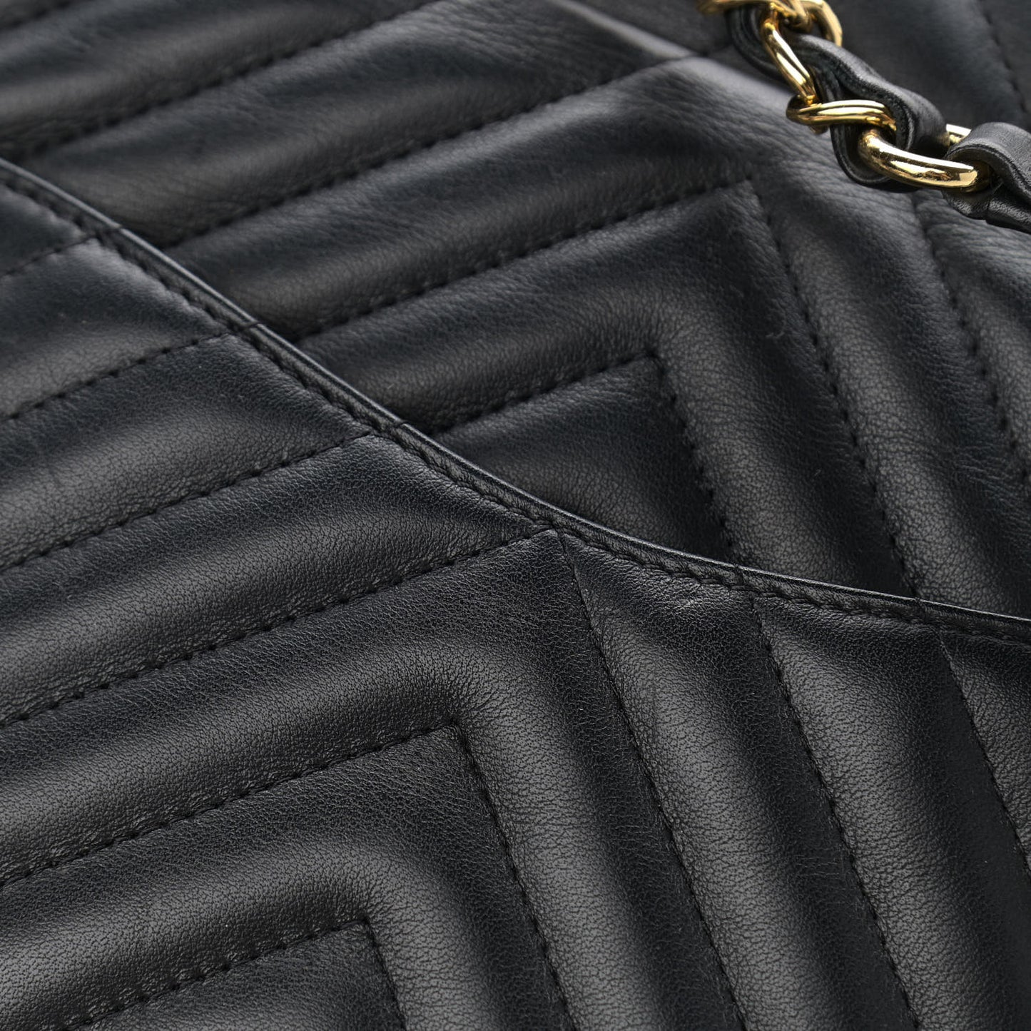 Lambskin Chevron Quilted Small Urban Spirit Backpack Black