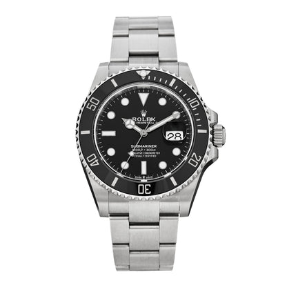 Rolex Stainless Steel 41mm Oyster Perpetual Submariner Date Watch Black 126610LN 1 of 5