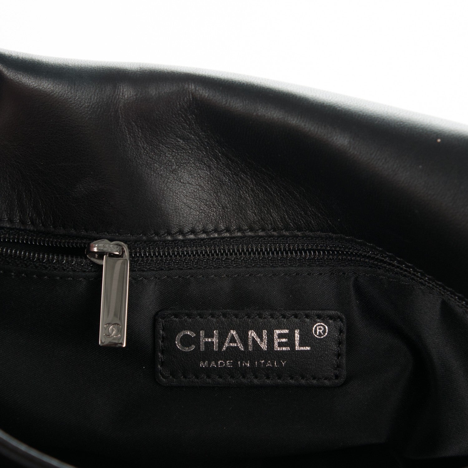 Chanel Lambskin Quilted 3 Accordion Flap Bag Black 7 of 7