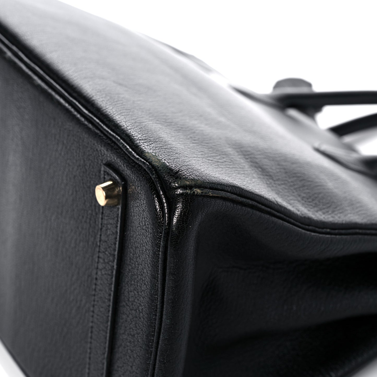 Chevre de Coromandel Birkin 35 Black