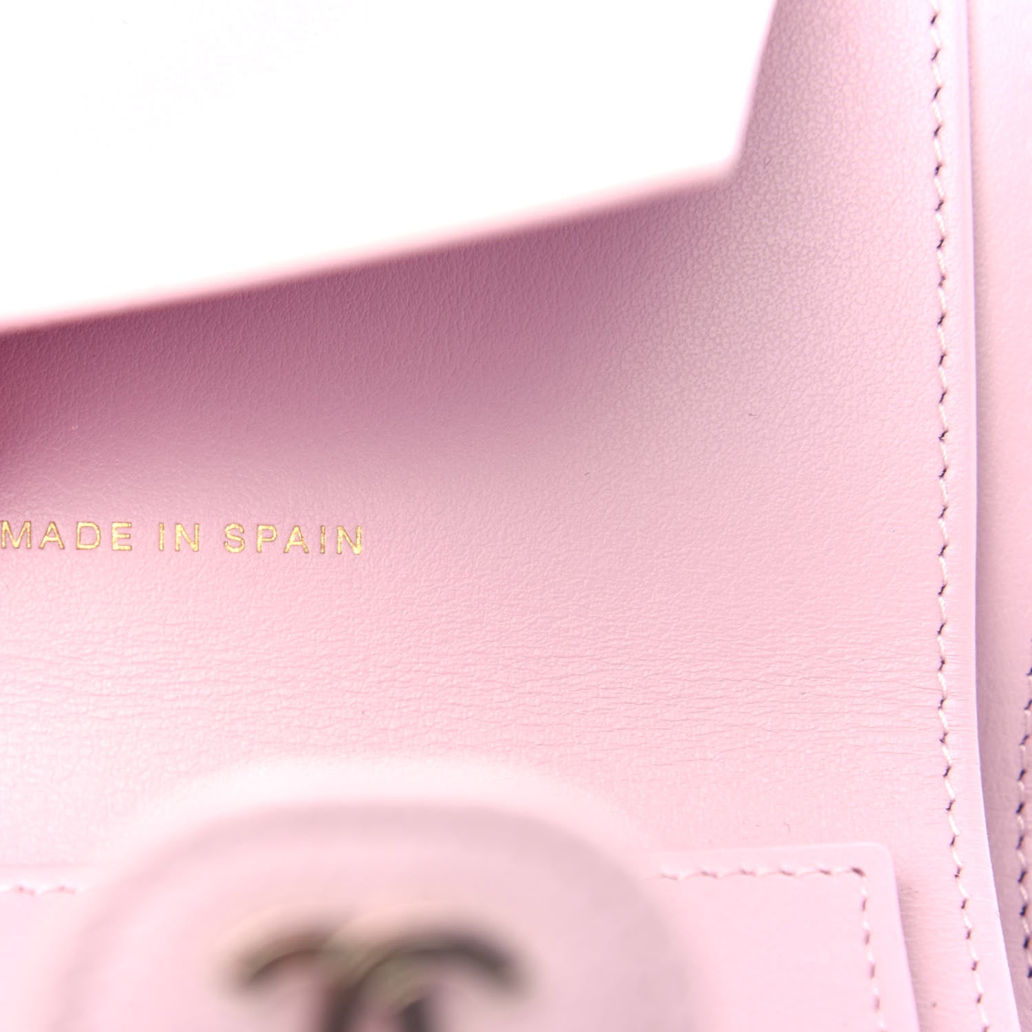 Chanel Caviar Quilted Compact Flap Wallet Light Pink 7 of 9
