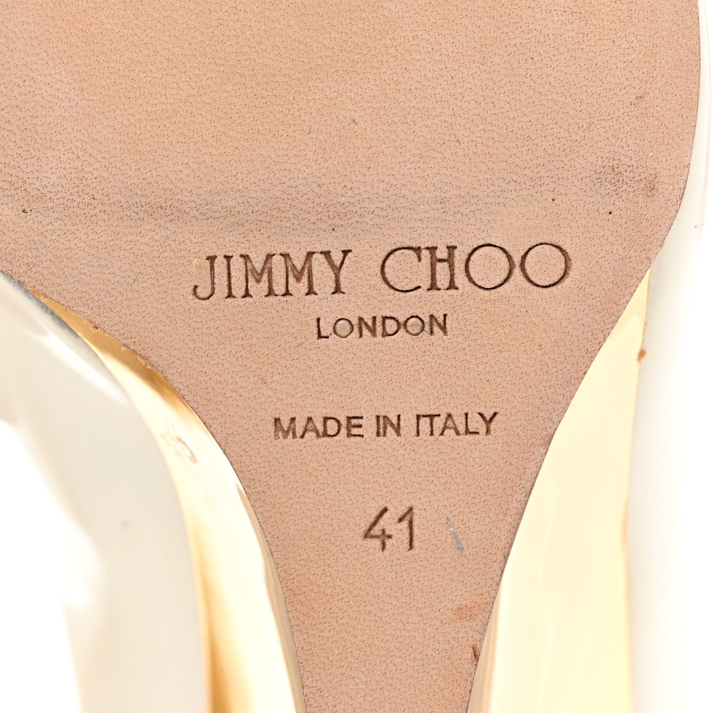 Patent Peep Toe Wedge Pumps 41 White Gold