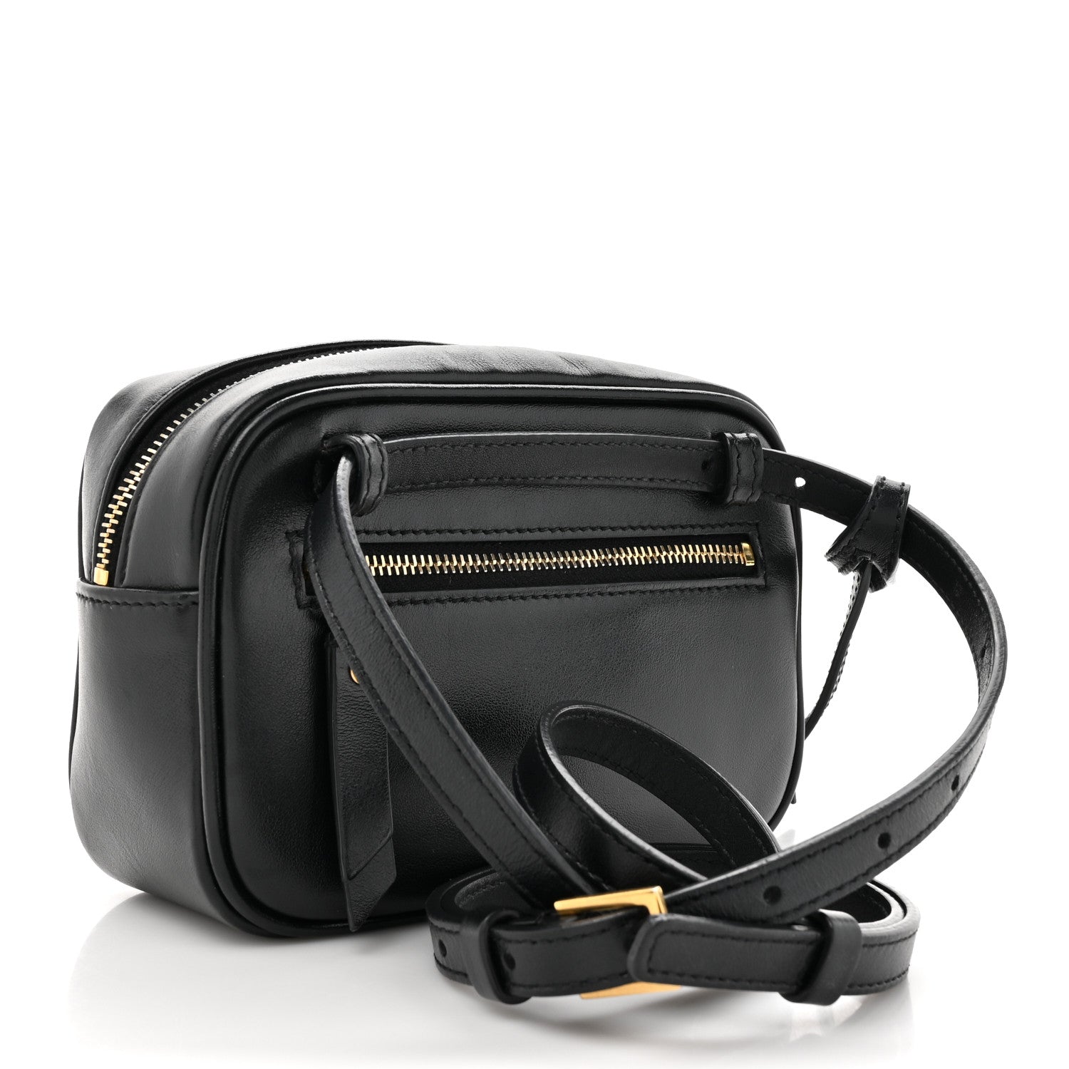 Saint Laurent Calfskin Matelasse Monogram Lou Belt Bag Black 3 of 10