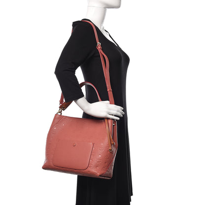 MCM Grained Calfskin Medium Klara Hobo Cocoa 2 of 15