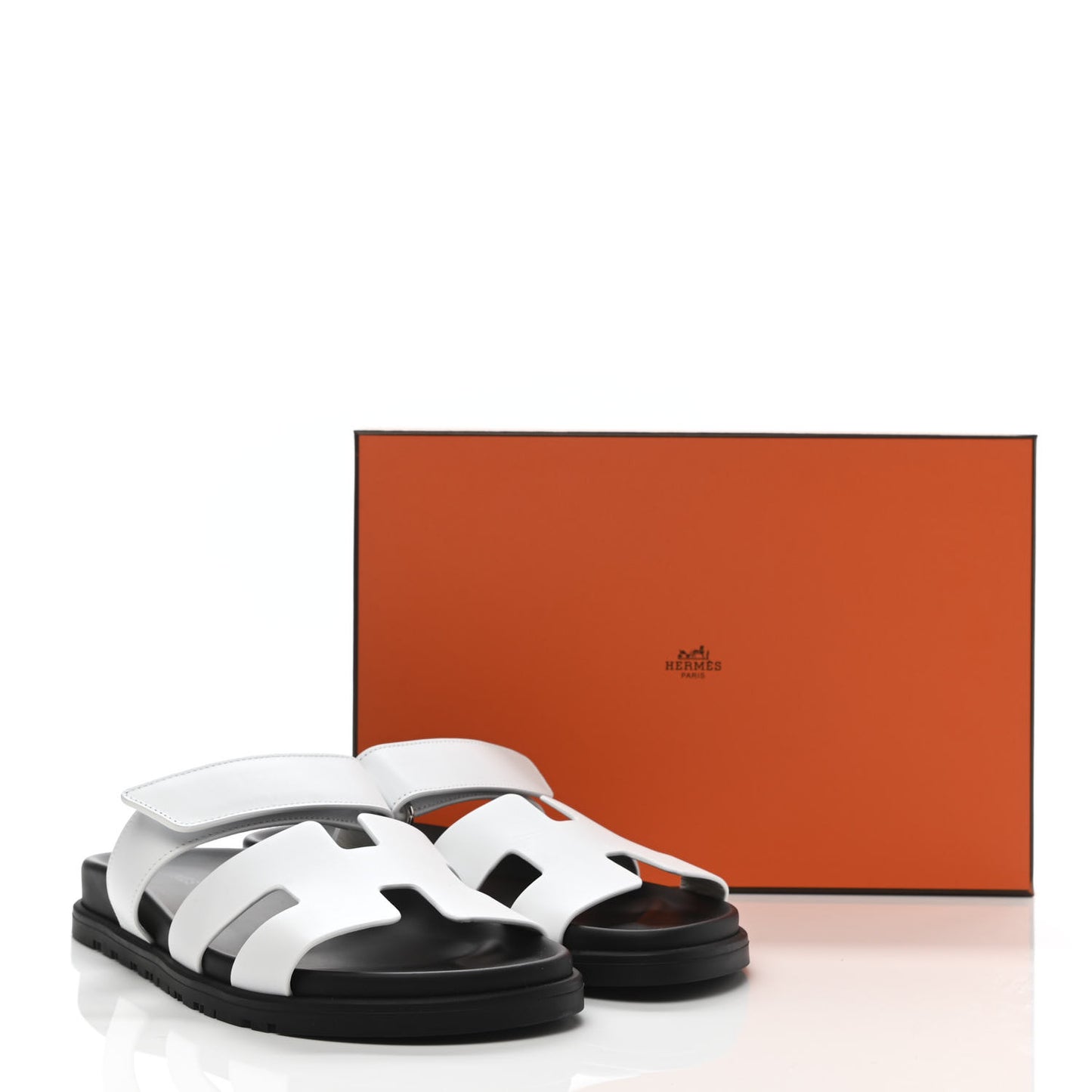 Calfskin Womens Chypre Sandals 39 White