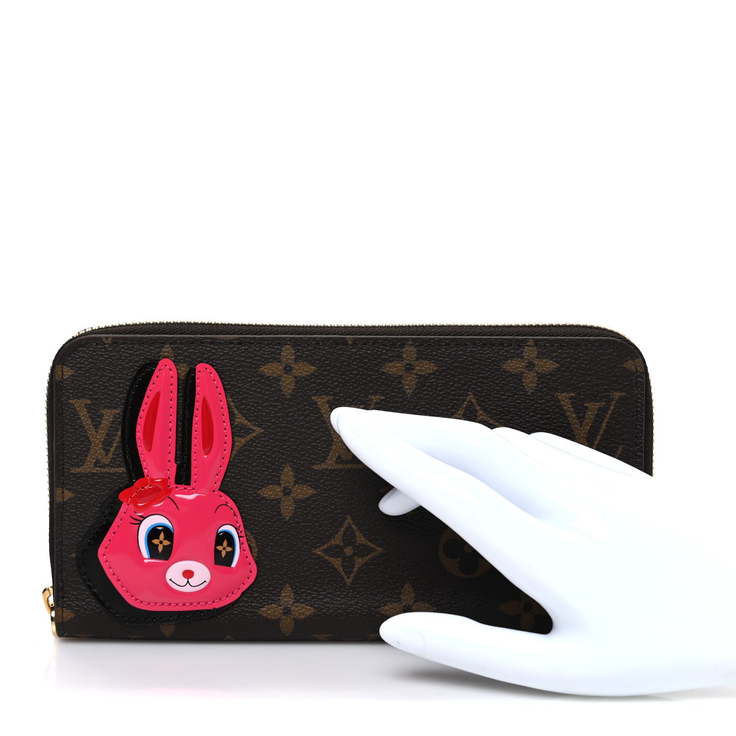 Louis Vuitton LV X SY Monogram Rabbit Zippy Wallet Pink 1852806