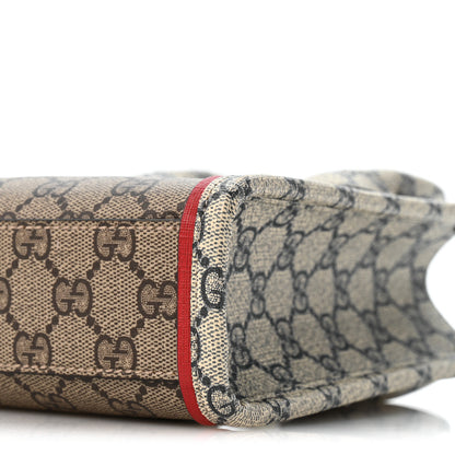 Gucci GG Supreme Monogram Exquisite Mini Vertical Tote Beige Ebony Blue Crop Live Red 10 of 12