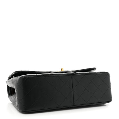 Chanel Lambskin Quilted Jumbo Double Flap Black 4 of 21