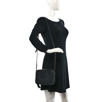 Gucci Pebbled Calfskin Small Soho Disco Bag Black 2 of 12