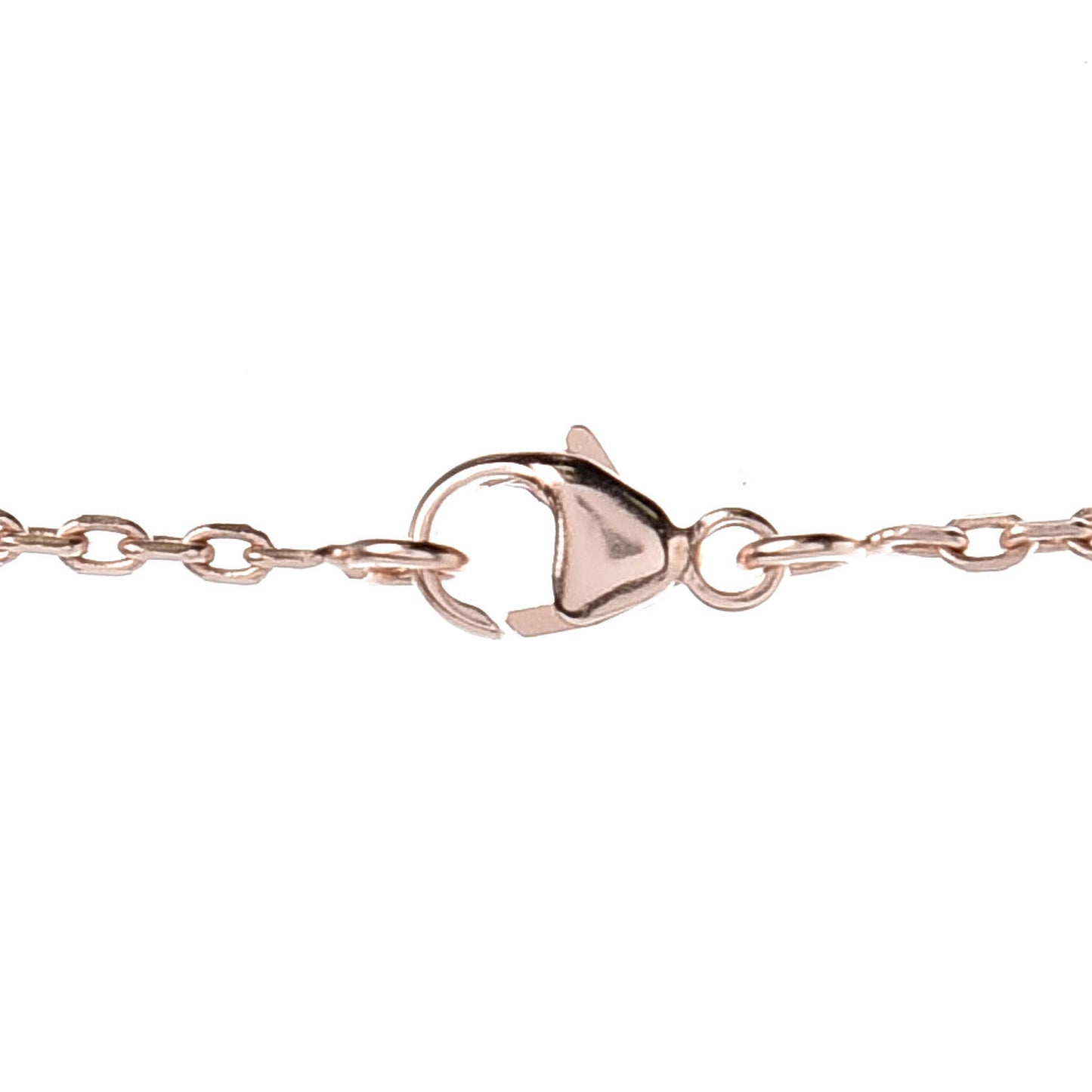 Lacquered Rose Gold Pop H Pendant Necklace Rose Dragee