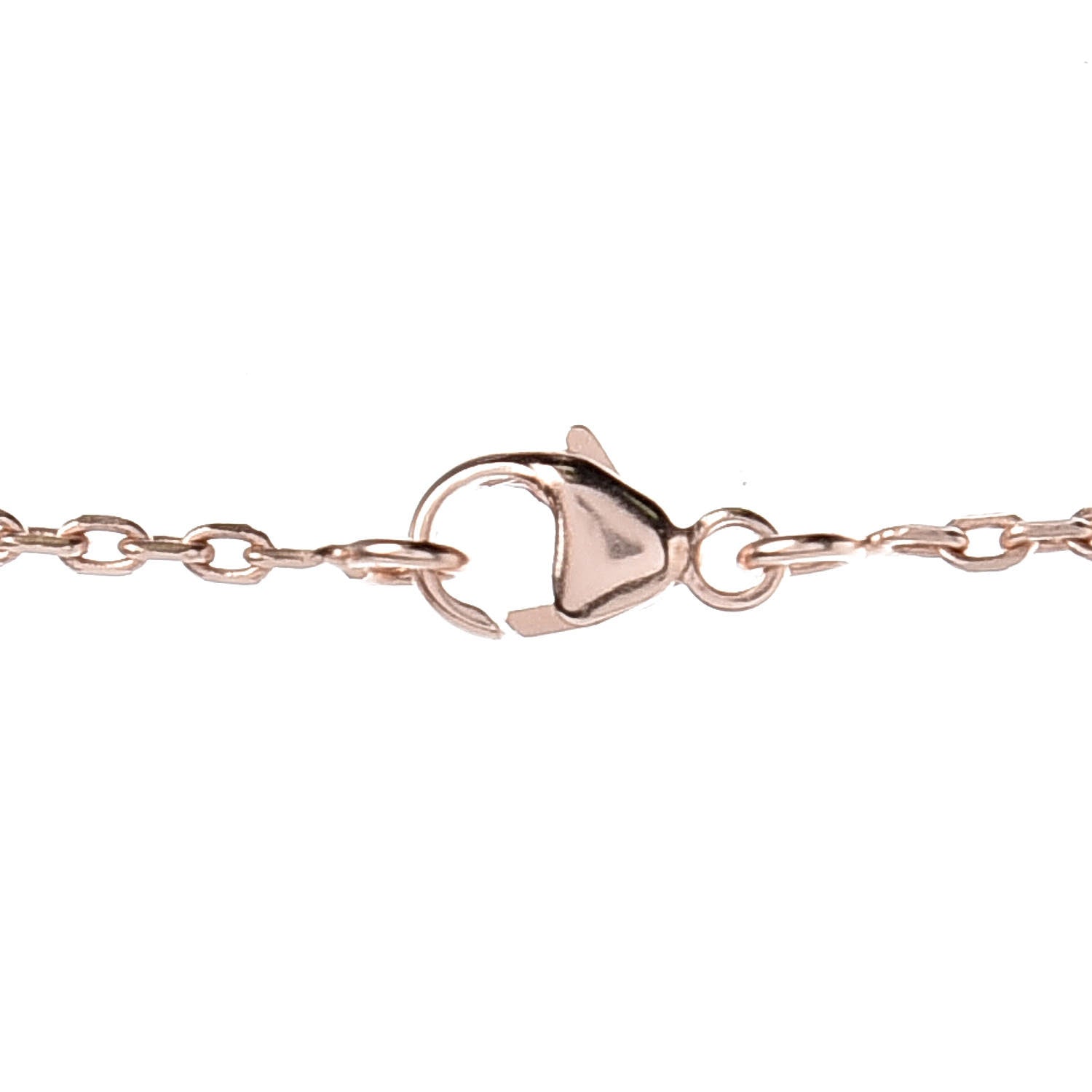 Hermes Lacquered Rose Gold Pop H Pendant Necklace Rose Dragee 4 of 8