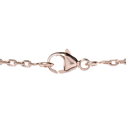 Hermes Lacquered Rose Gold Pop H Pendant Necklace Rose Dragee 4 of 8