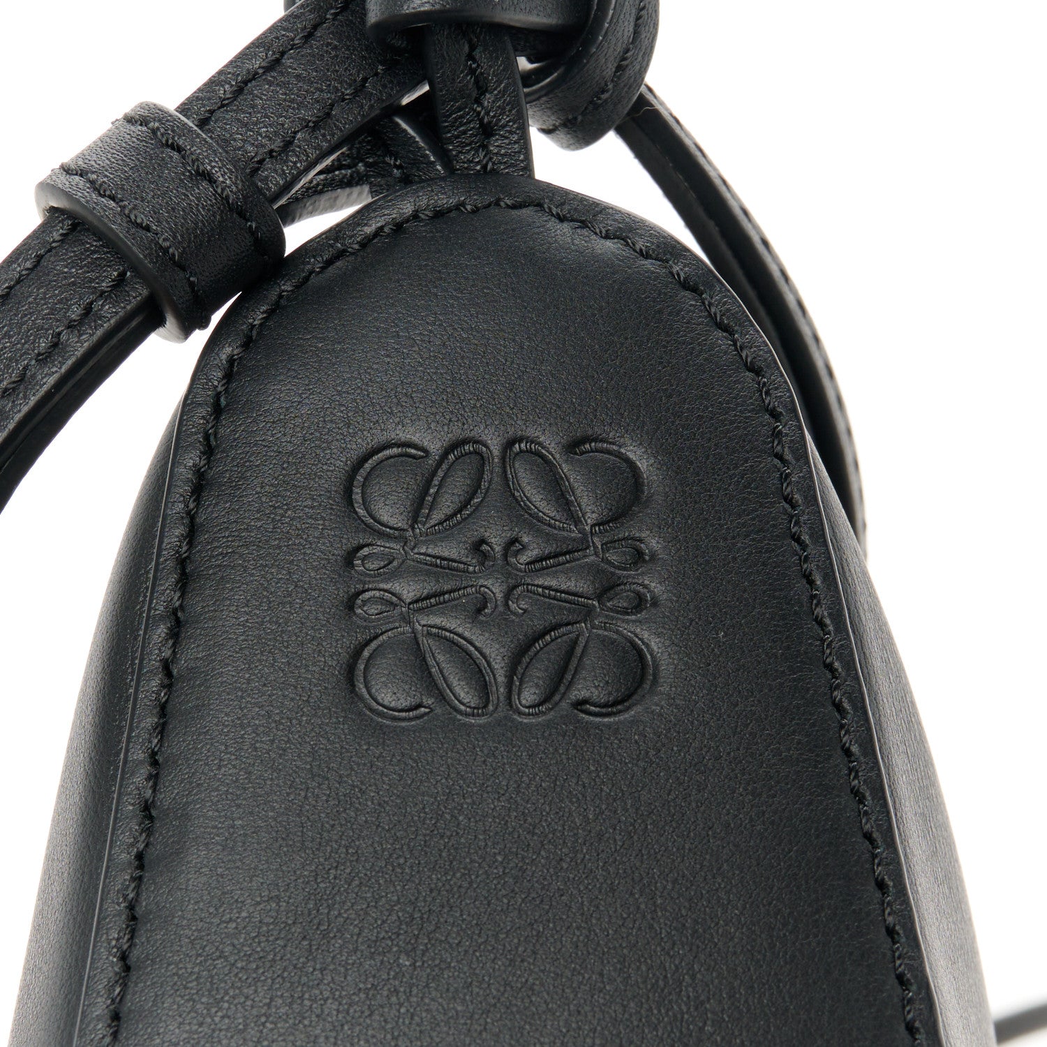 Loewe Calfskin Mini Hammock Hobo Black 6 of 10