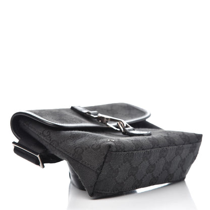 Gucci GG Monogram Web Flight Belt Bag Black 4 of 10