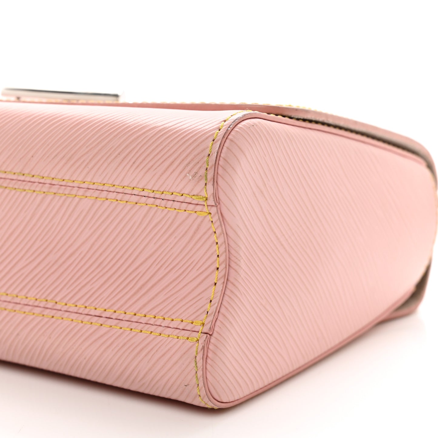 Epi Twist Shoulder Bag MM Rose Ballerine