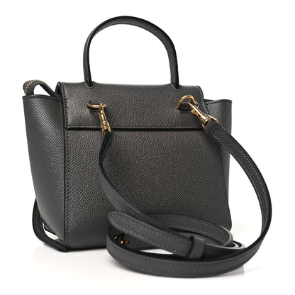 Celine Grained Calfskin Pico Belt Bag Grey 3 of 10