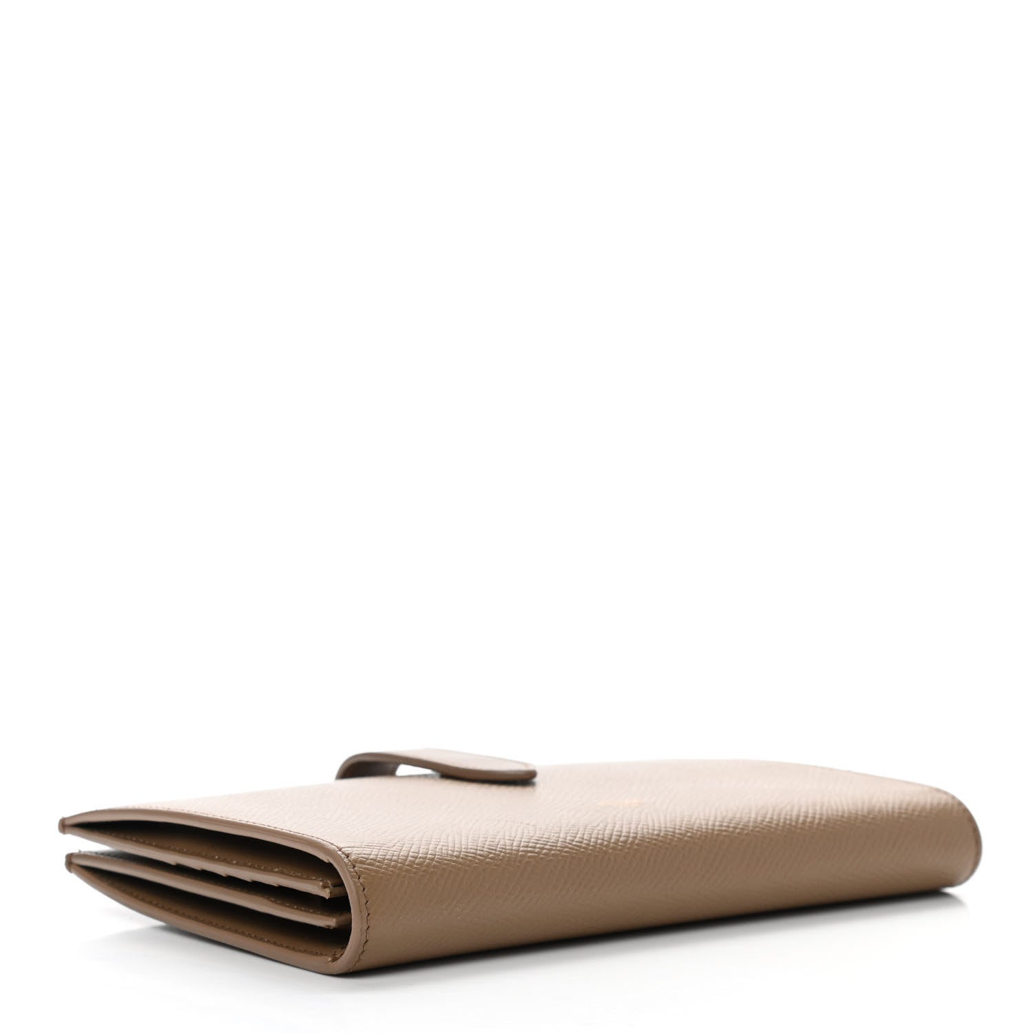 Celine Grained Calfskin Large Multifunction Strap Wallet Taupe 4 of 9