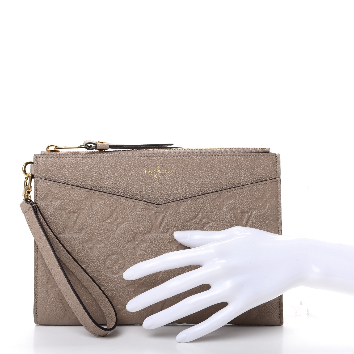 Louis Vuitton Empreinte Pochette Melanie MM Tourterelle 2 of 8