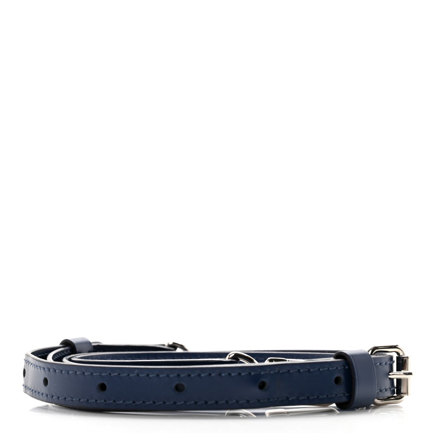 Louis Vuitton Calfskin 16mm Adjustable Shoulder Strap Indigo 2 of 5