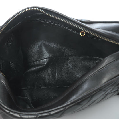 Chanel Lambskin Quilted CC Tassel Camera Case Black 5 of 9