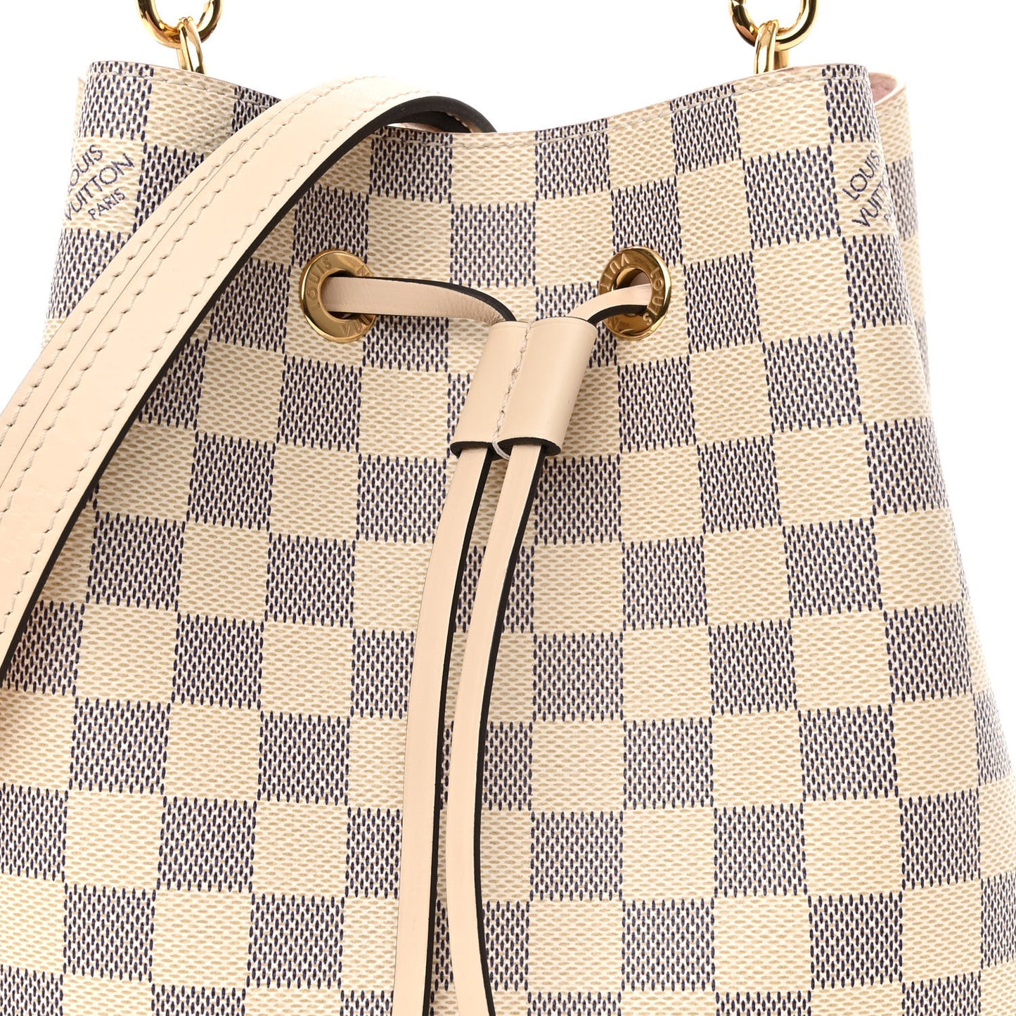 Damier Azur Braided Neonoe BB Pink