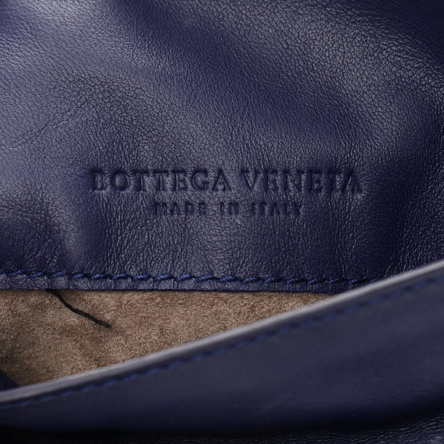 Nappa Intrecciato Small Chain Crossbody Atlantic