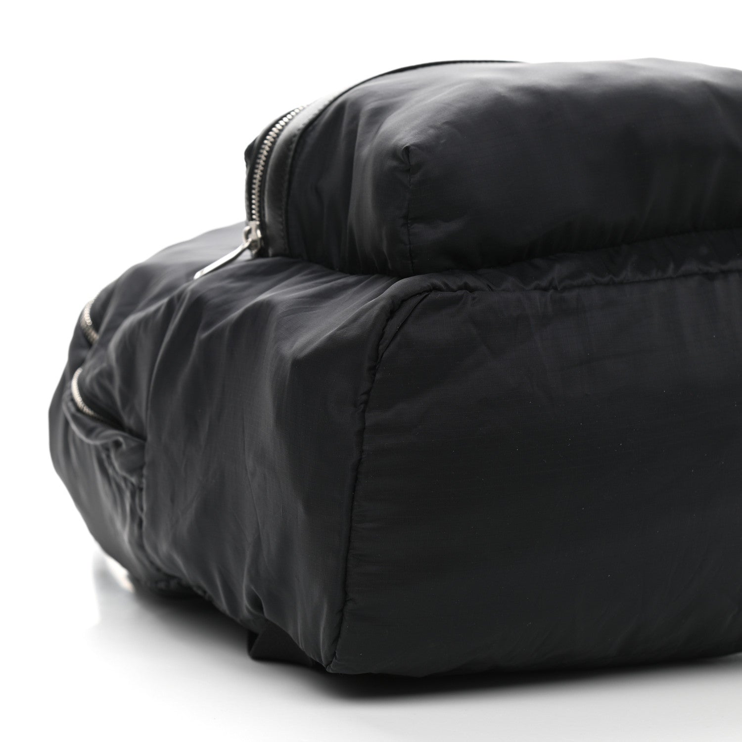 Saint Laurent Nylon City Fold Up Backpack Belt Bag Black 13 of 17