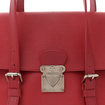 Louis Vuitton Epi Segur MM Rouge 8 of 14