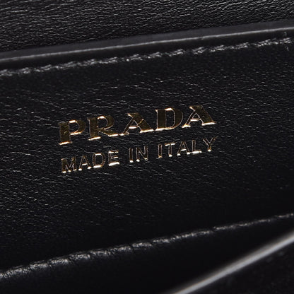 Prada Saffiano Cuir Small Double Bag Cammeo Black 8 of 9