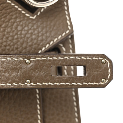 Hermes Taurillon Clemence Jypsiere 28 Etoupe 7 of 14