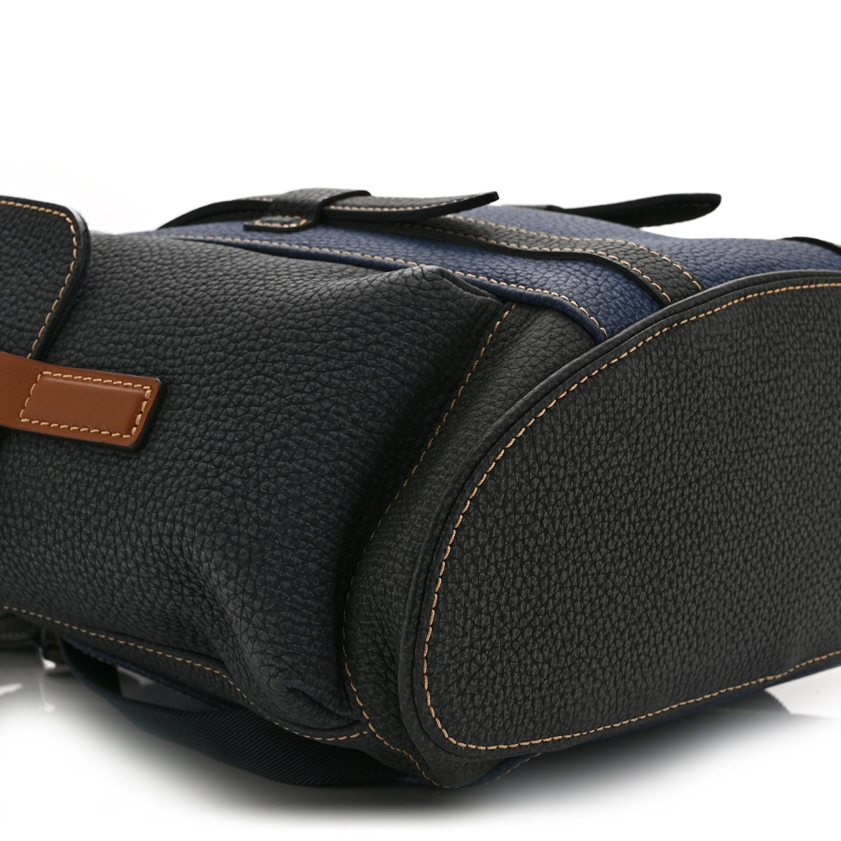 Louis Vuitton Taurillon Denim Christopher PM Backpack  Black Navy 8 of 9