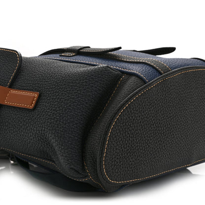 Louis Vuitton Taurillon Denim Christopher PM Backpack  Black Navy 8 of 9
