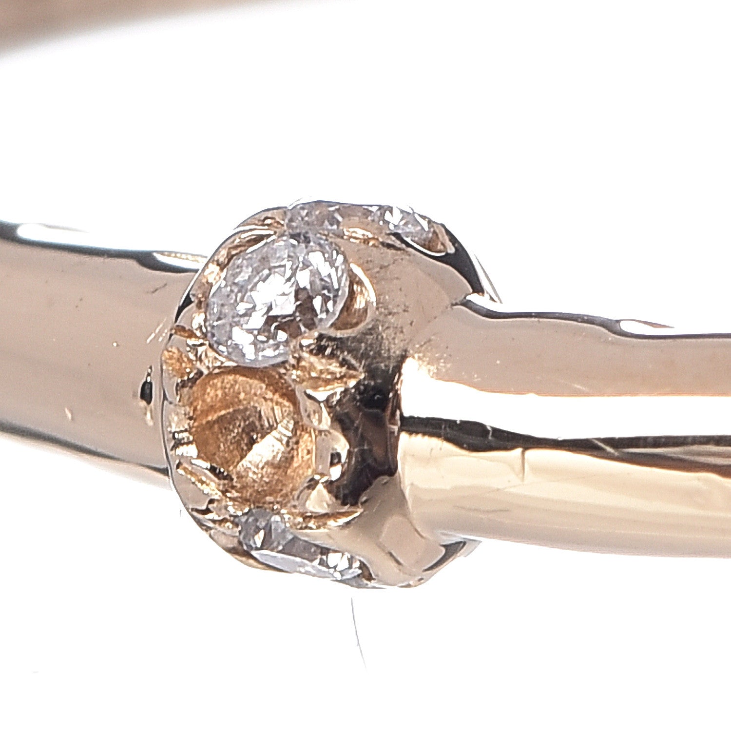 David Yurman 18K Yellow Gold Diamond 1.7mm Astor Single Row Ring 53 6.5 5 of 7