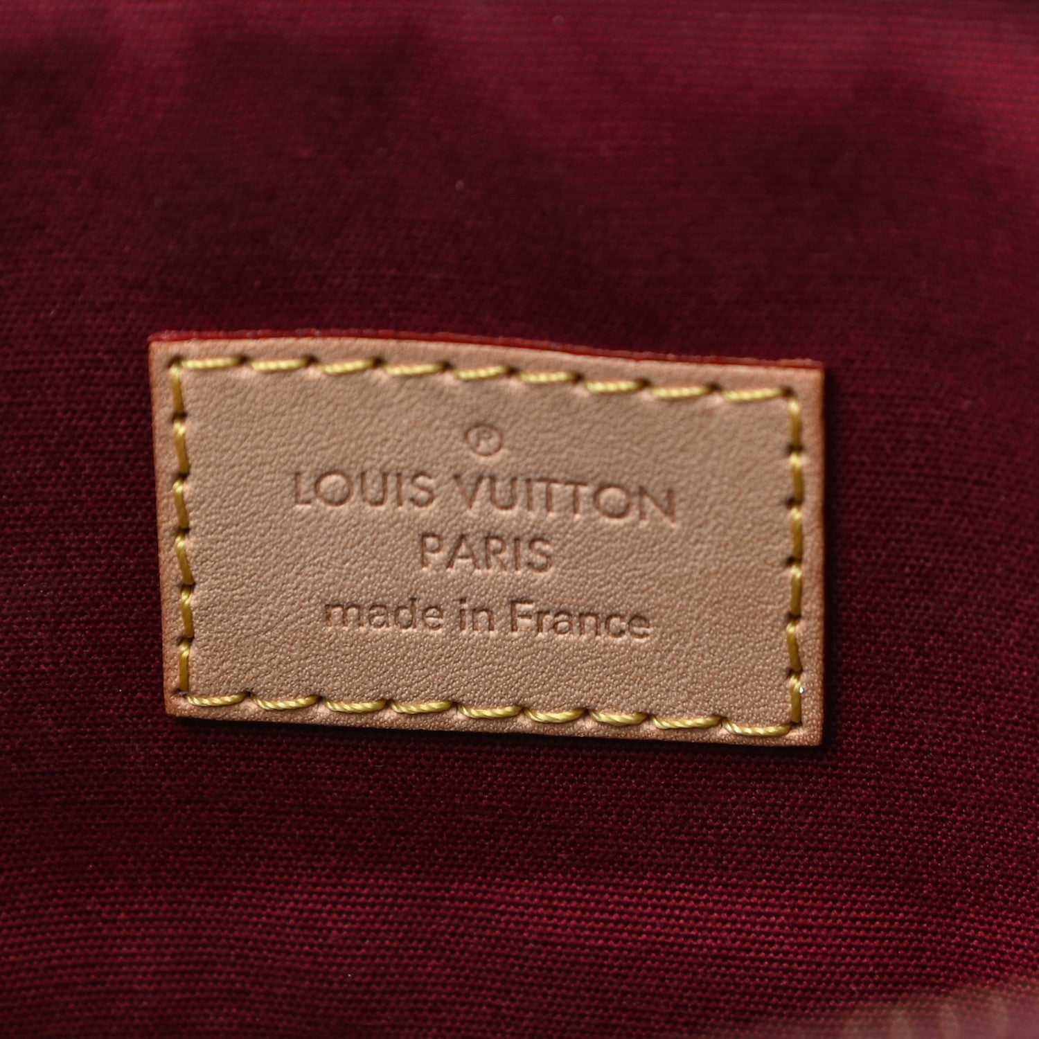 Louis Vuitton Vernis Lockit PM Griotte 6 of 9