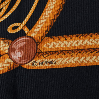Hermes Silk Brandebourgs Scarf 90 5 of 5