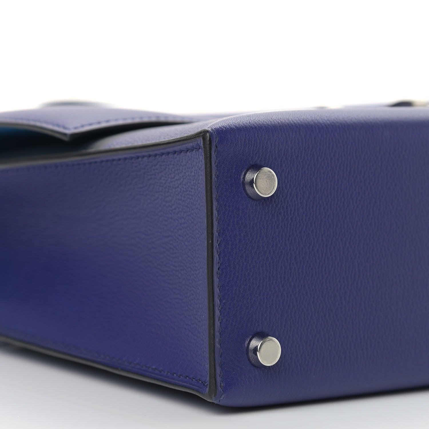 Hermes Allegretto Epsom Sombrero II Verrou 21 Bleu Encre Bleu Obscur Bleu Zellige Jaune Ambre 7 of 12