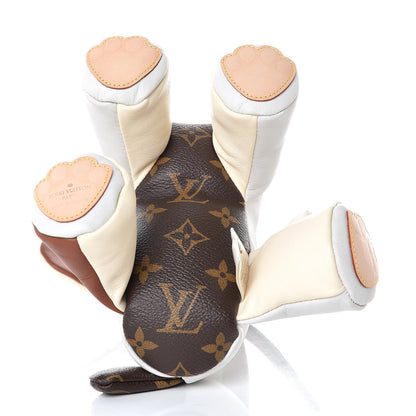 Louis Vuitton Calfskin Monogram Doudou Oscar Dog Beige 7 of 11