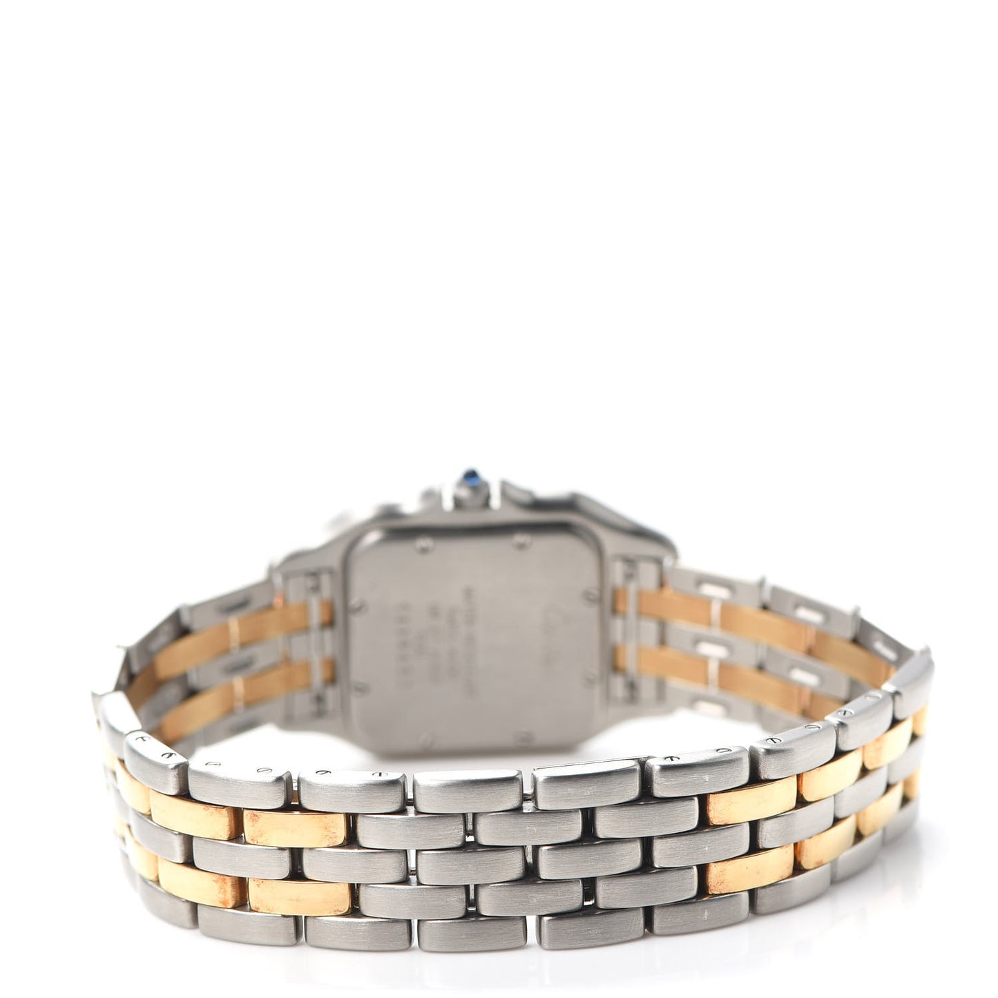 Stainless Steel 18K Yellow Gold 27mm Panthere Quartz Watch