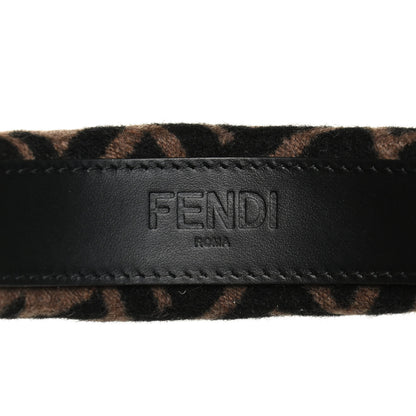 Fendi Wool Cashmere FF Logo Headband Tobacco 9 of 10