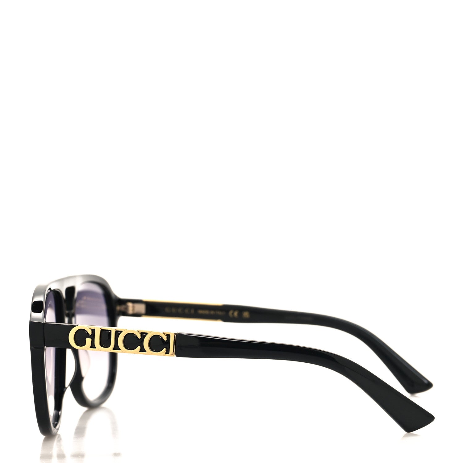 Gucci Acetate Square Frame GG1188S Sunglasses Black 3 of 7