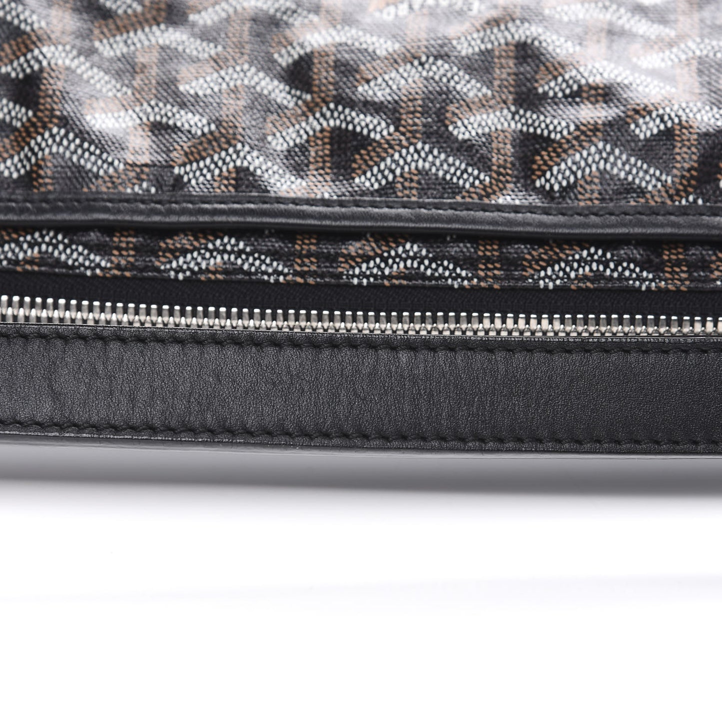 Goyardine Fidji Zip Hobo Black