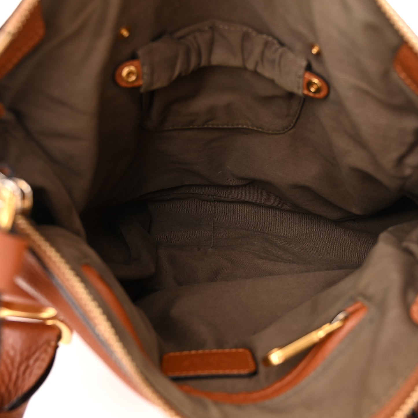 Calfskin Medium Marcie Satchel Tan