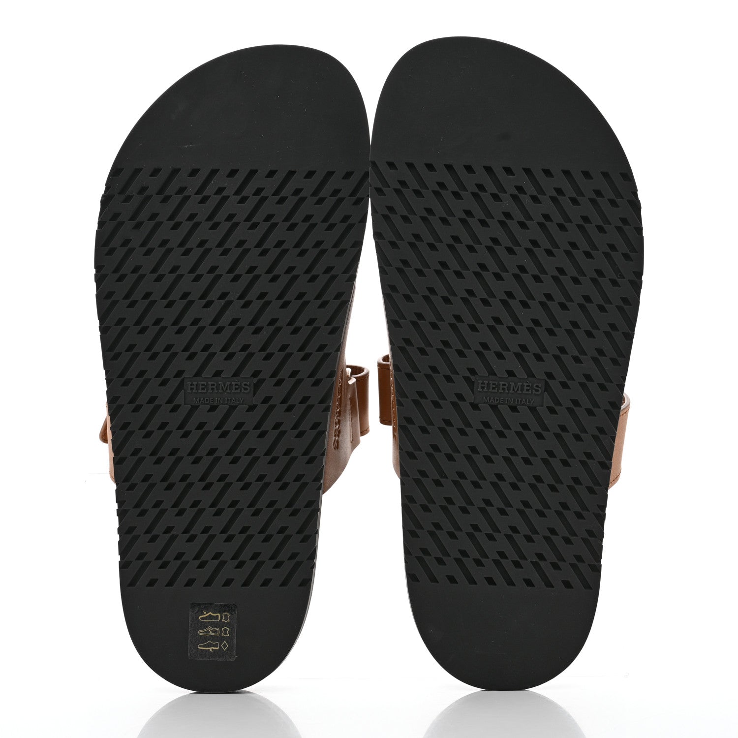 Hermes Calfskin Womens Chypre Sandals 38 Naturel 5 of 9