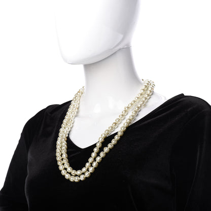 Gucci Pearl GG Sylvie Long Necklace 2 of 7