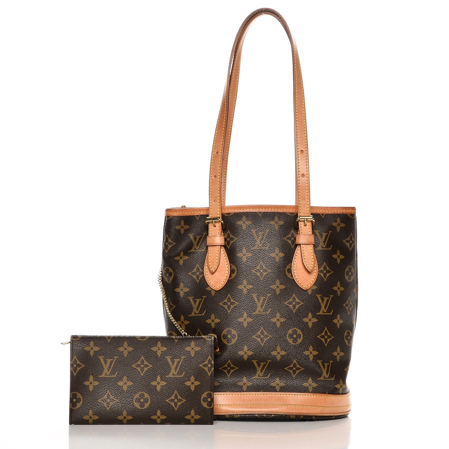 Louis Vuitton Monogram Petit Bucket 23 5 of 10