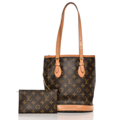 Louis Vuitton Monogram Petit Bucket 23 5 of 10