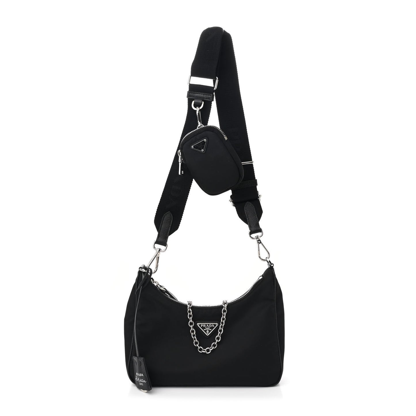 Nylon Re-Edition 2005 Shoulder Bag Black