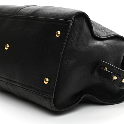 Saint Laurent Sheepskin Medium Cabas ChYc Black 10 of 16