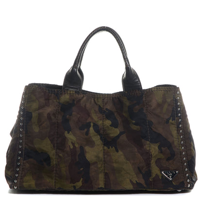 Prada Tessuto Nylon Camouflage Tote Mimetico 1 of 9