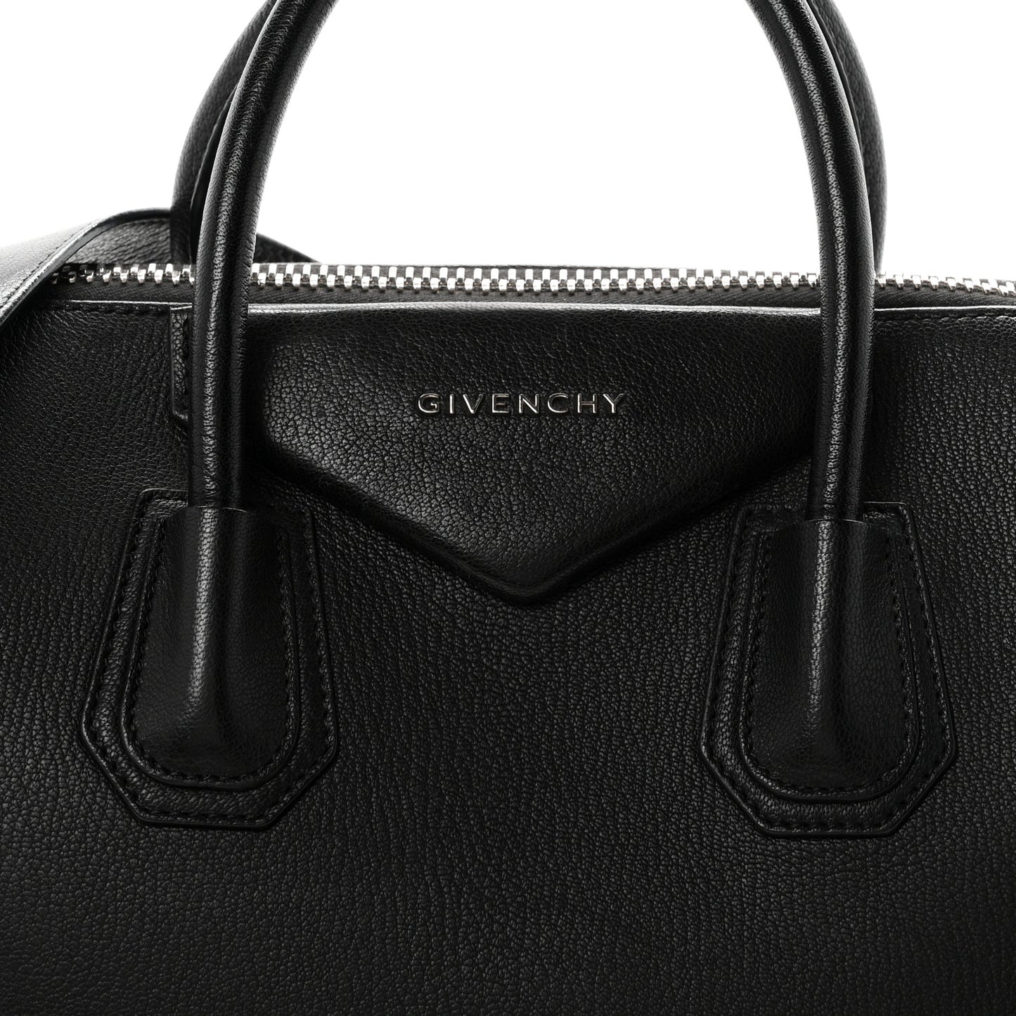 Sugar Goatskin Medium Antigona Black